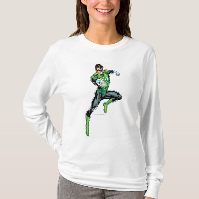 Green Lantern - Comic, Jumping T-Shirt (Front)