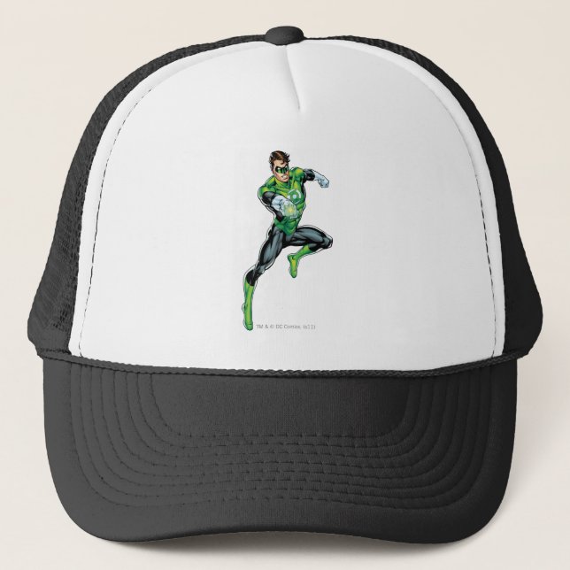 Green Lantern - Comic, Jumping Trucker Hat (Front)