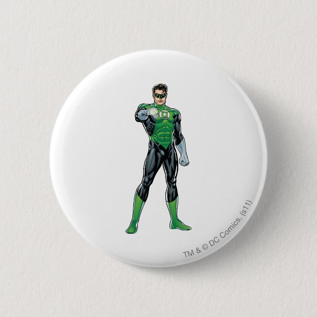 Green Lantern - Comic, Standing 6 Cm Round Badge (Front)