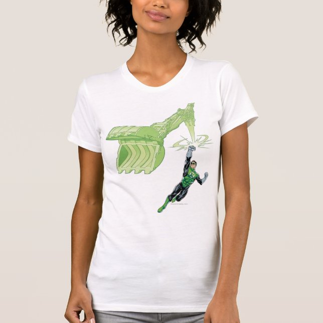 Green Lantern - Comic, with machine T-Shirt (Front)