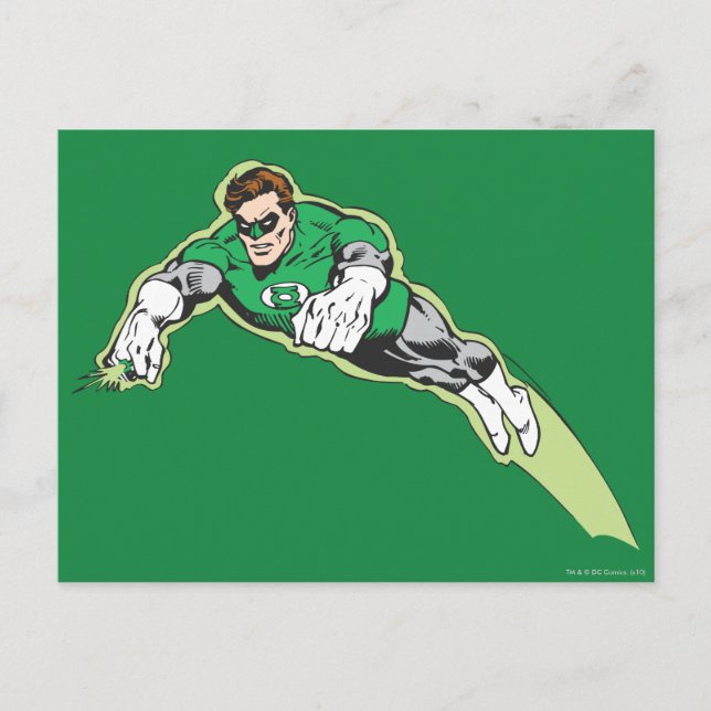 Green Lantern Energy Beam Postcard (Front)