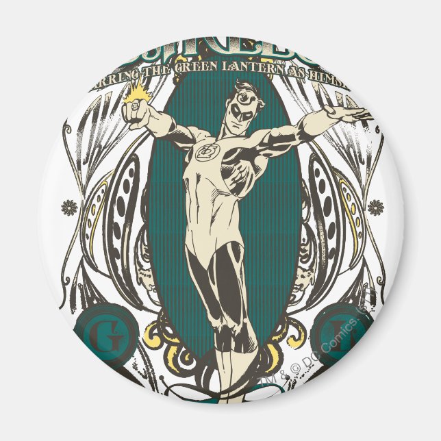 Green Lantern - "Fearless" Poster Magnet (Front)