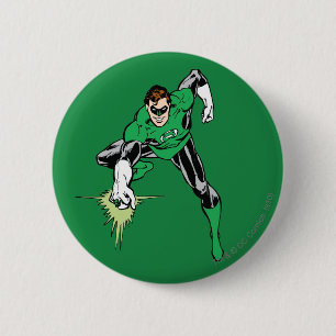 Green Lantern Fight 6 Cm Round Badge