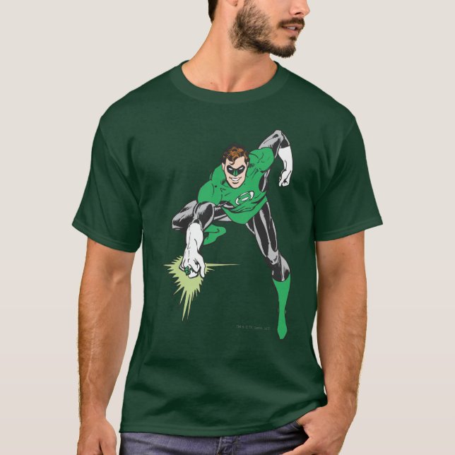 Green Lantern Fight T-Shirt (Front)