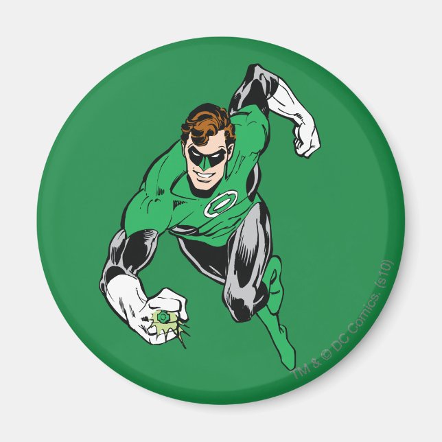 Green Lantern Fly Forward Magnet (Front)