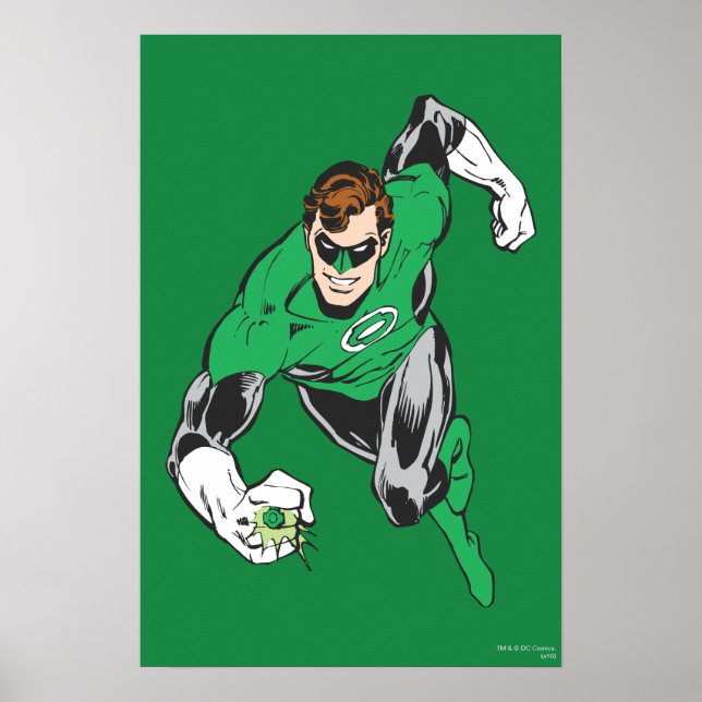 Green Lantern Fly Forward Poster (Front)