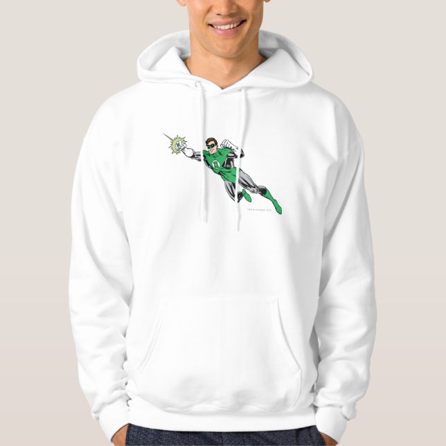 Green Lantern Fly Left 2 Hoodie (Front)