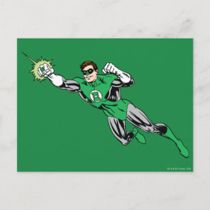 Green Lantern Fly Left 2 Postcard