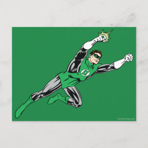 Green Lantern Fly Right Postcard