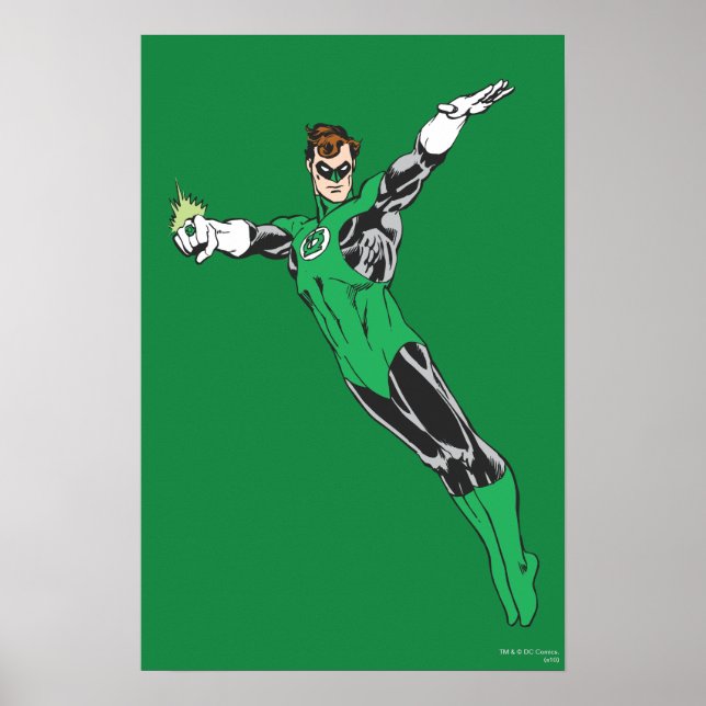 Green Lantern Fly Up Poster (Front)