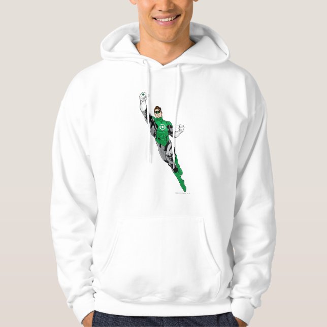 Green Lantern  - Flying Up Hoodie (Front)