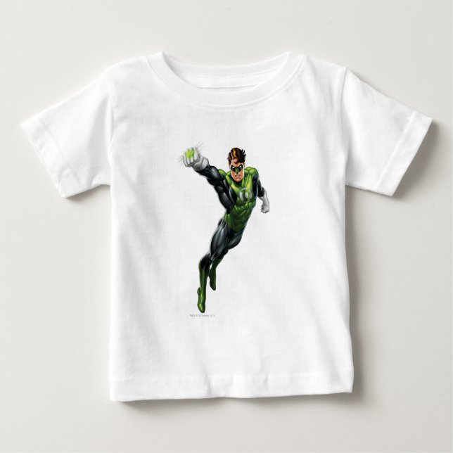 Green Lantern - Fully Rendered,  Arm out Baby T-Shirt (Front)
