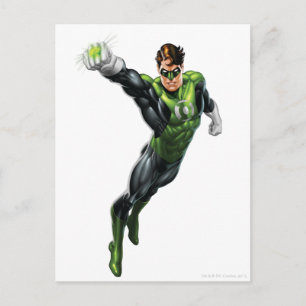 Green Lantern - Fully Rendered, Arm out Postcard