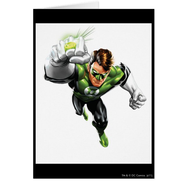 Green Lantern - Fully Rendered,  Arm Raise (Front)