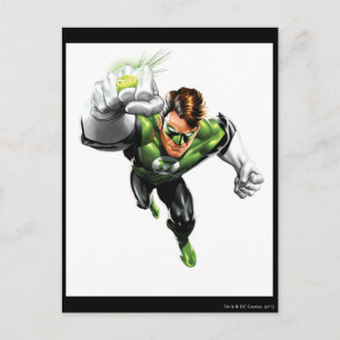 Green Lantern - Fully Rendered,  Arm Raise Postcard