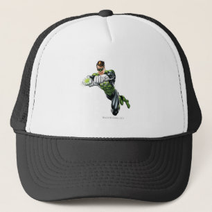 Green Lantern - Fully Rendered, Both arms forward Trucker Hat