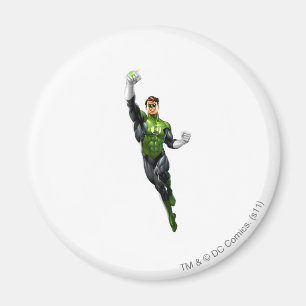 Green Lantern - Fully Rendered, Flying Up Magnet