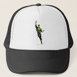 Green Lantern - Fully Rendered,  Flying Up Trucker Hat