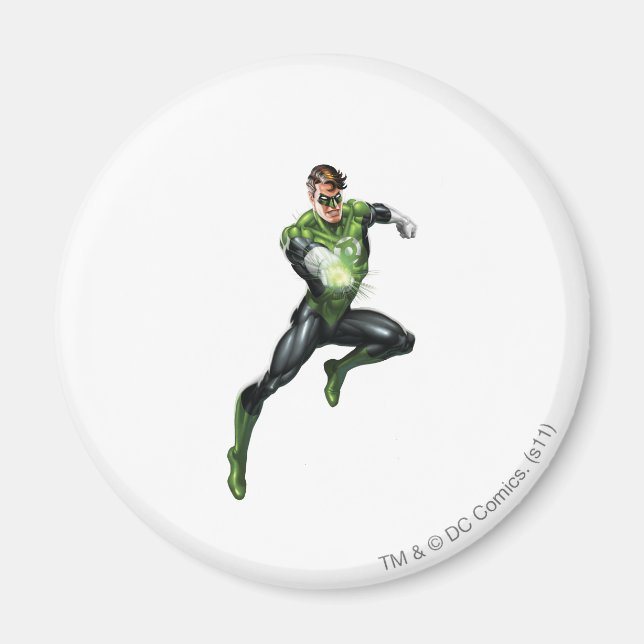 Green Lantern - Fully Rendered,  Jumping Magnet (Front)
