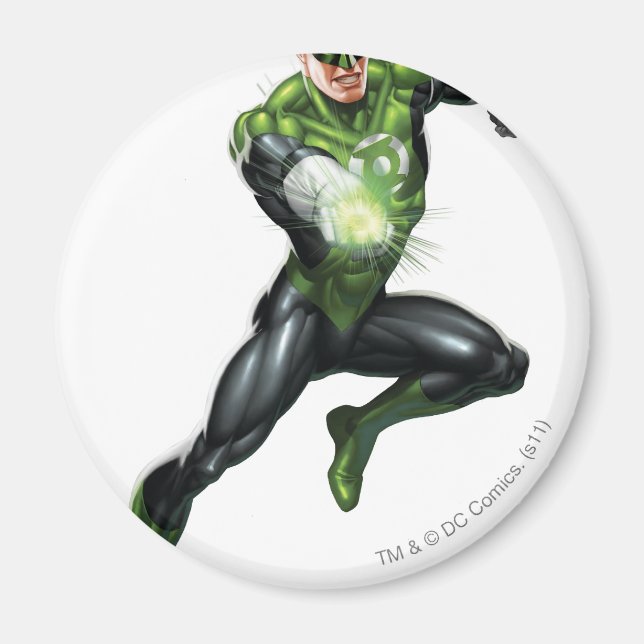Green Lantern - Fully Rendered,  Jumping Magnet (Front)