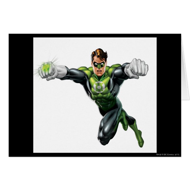 Green Lantern - Fully Rendered,  Looking Forward (Front Horizontal)