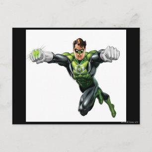 Green Lantern - Fully Rendered,  Looking Forward Postcard