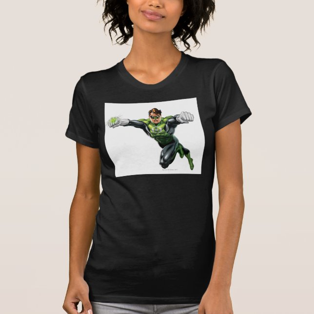 Green Lantern - Fully Rendered,  Looking Forward T-Shirt (Front)