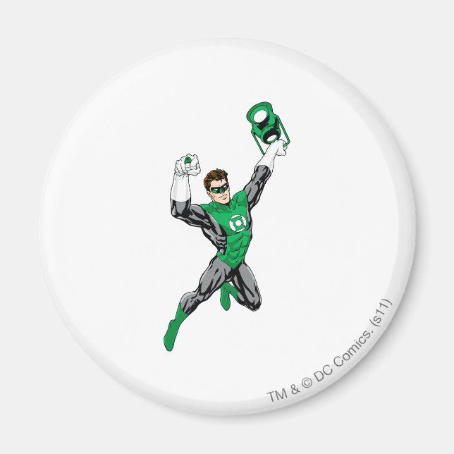 Green Lantern - Fully Rendered,  with lantern Magnet (Front)