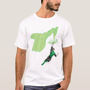 Green Lantern - Fully Rendered,  with machine T-Shirt
