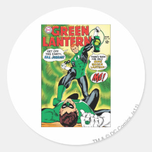 Green Lantern - Get Off this Earth Hal Jordan Classic Round Sticker