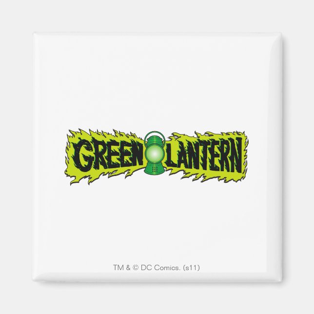 Green Lantern - Glowing Lantern 2 Magnet (Front)