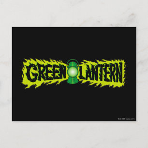 Green Lantern - Glowing Lantern 2 Postcard