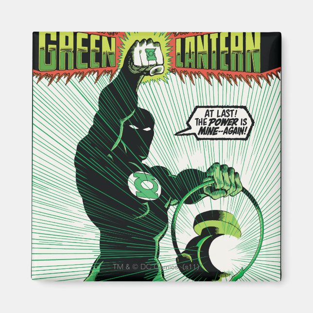 Green Lantern - Glowing Lantern Magnet (Front)