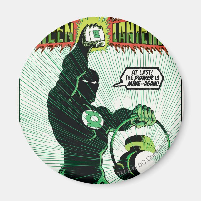 Green Lantern - Glowing Lantern Magnet (Front)