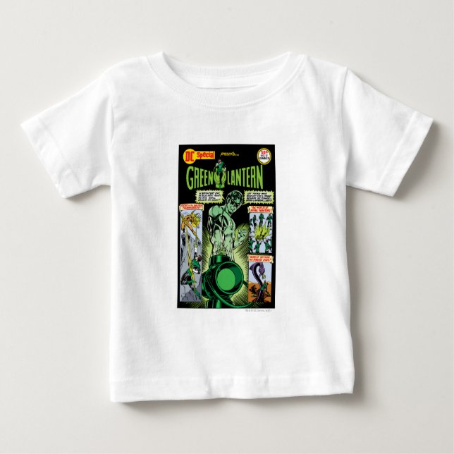 Green Lantern  - Green Shaded Comic Baby T-Shirt (Front)