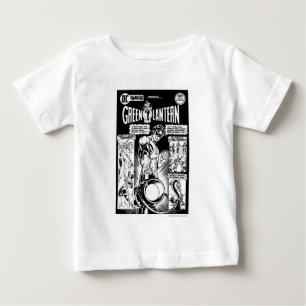 Green Lantern  - Green Shaded Comic, Black and Whi Baby T-Shirt