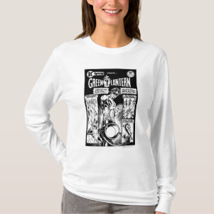 Green Lantern - Green Shaded Comic, Black and Whi T-Shirt