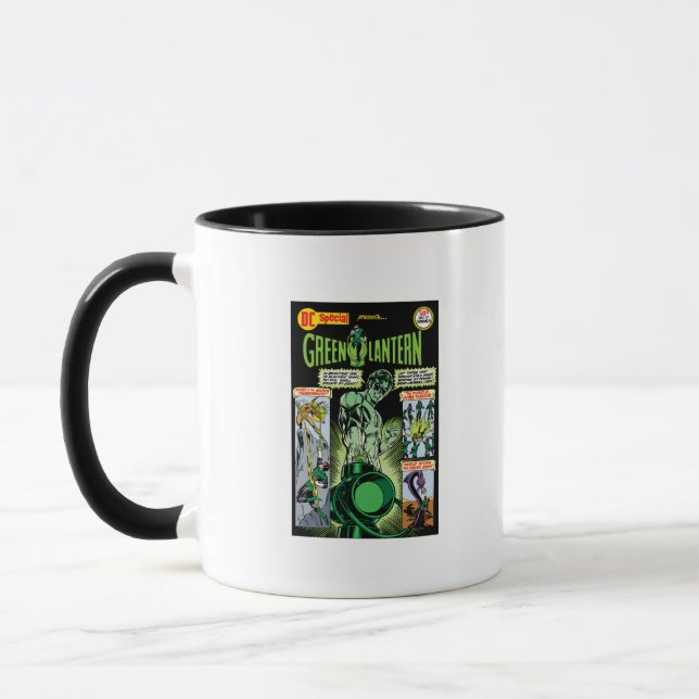 Green Lantern  - Green Shaded Comic Mug (Left)