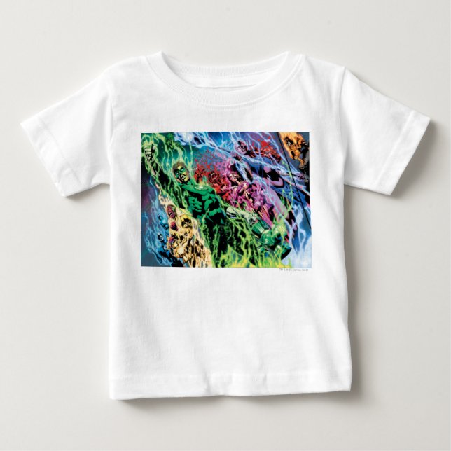 Green Lantern Group - Colour Baby T-Shirt (Front)