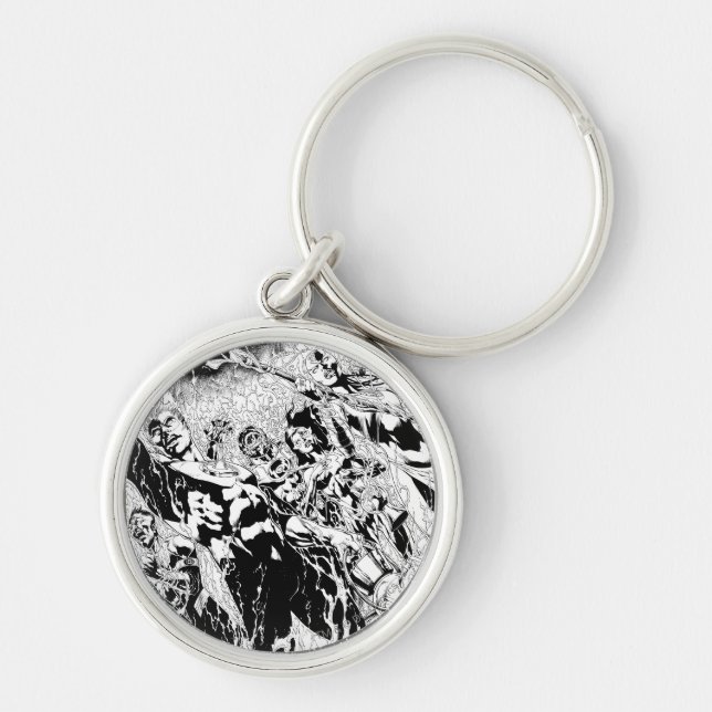 Green Lantern Group Key Ring (Front)