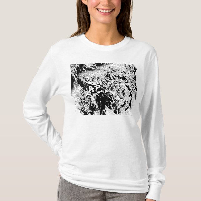 Green Lantern Group T-Shirt (Front)