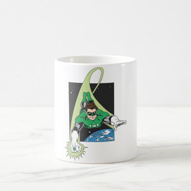Green Lantern in Space Coffee Mug (Center)