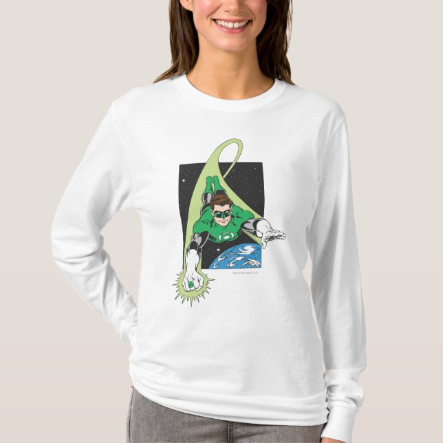Green Lantern in Space T-Shirt (Front)