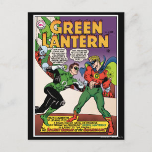 Green Lantern in the ring Postcard