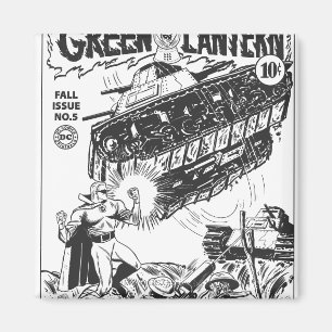 Green Lantern in the trenches, Black and White Magnet