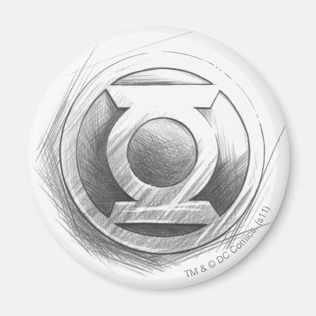 Green Lantern Insignia Magnet (Front)