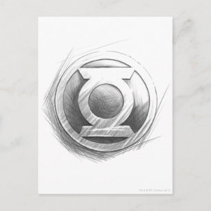 Green Lantern Insignia Postcard