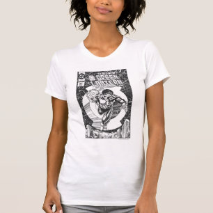 Green Lantern - It all begins here, Black and Whit T-Shirt