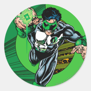 Green Lantern - It all begins here Classic Round Sticker