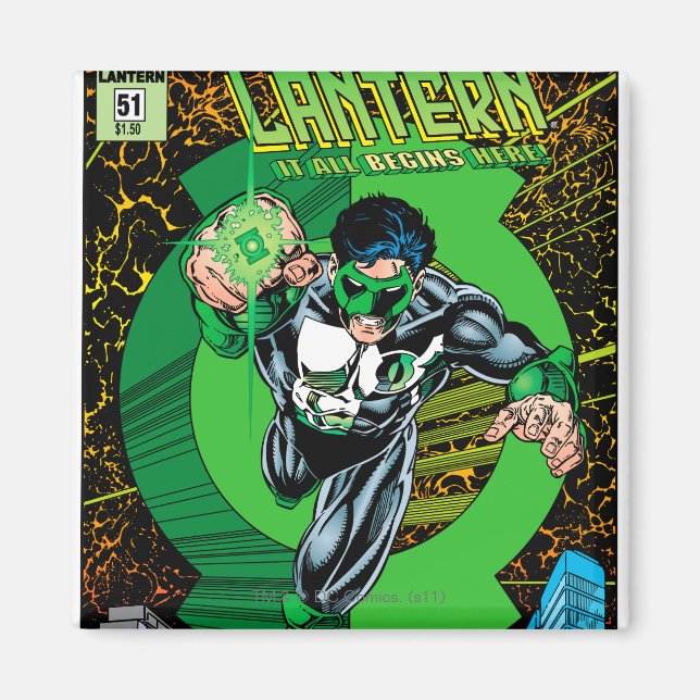 Green Lantern - It all begins here Magnet (Front)